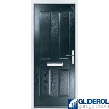 Pallister solid FIRE-RATED (FD30) door ANTHRACITE