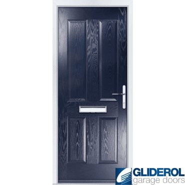 Pallister solid FIRE-RATED (FD30) door BLUE