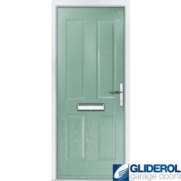 Pallister solid FIRE-RATED (FD30) door CHARTWELL GREEN