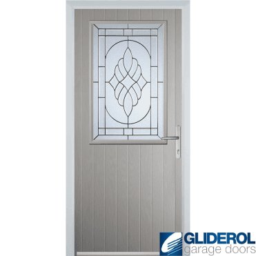 Quinn front entrance door AGATE GREY (RAL7038)