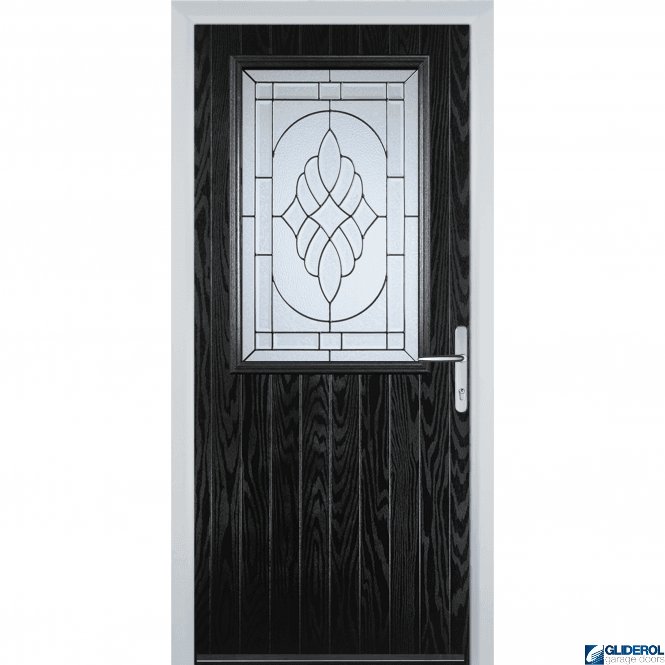 Gliderol Quinn front entrance door BLACK (RAL9005)