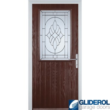Quinn front entrance door DARKWOOD