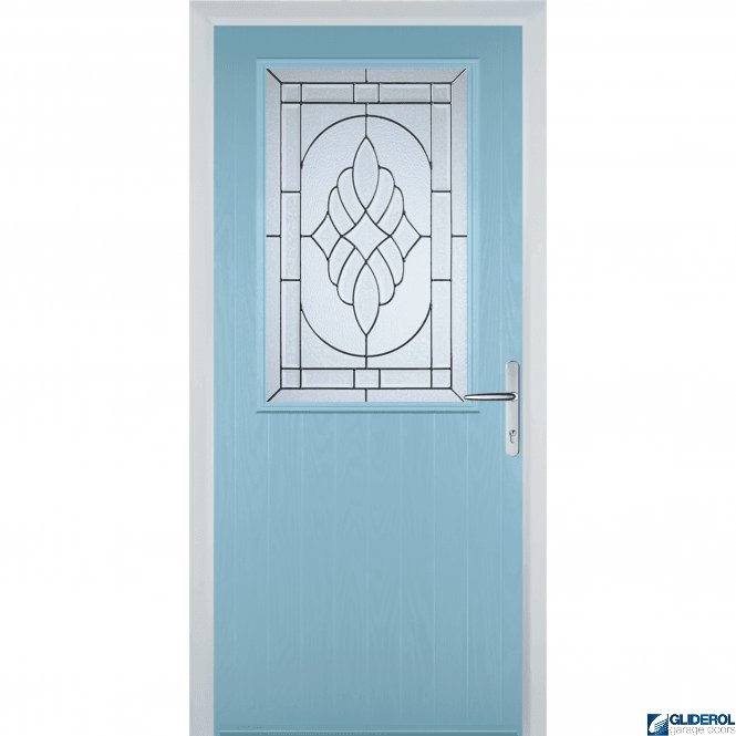 Gliderol Quinn front entrance door DUCK EGG BLUE