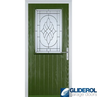 Quinn front entrance door FERN GREEN (RAL6025)