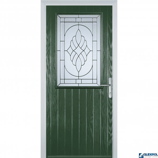 Gliderol Quinn front entrance door GREEN (RAL6009)