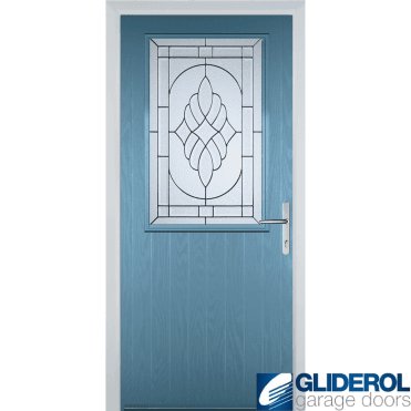 Quinn front entrance door PASTLE BLUE (RAL5024)