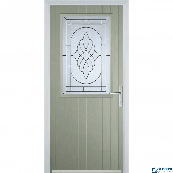 Gliderol Quinn front entrance door PEBBLE GREY (RAL7032)