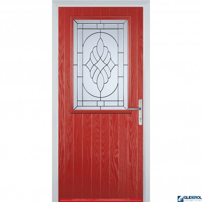 Gliderol Quinn front entrance door RED (RAL3003)