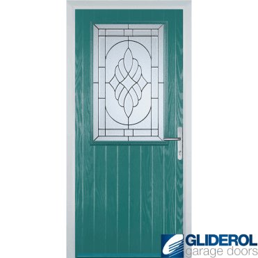 Quinn front entrance door TURQUIOSE BLUE (RAL5018)