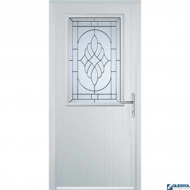 Gliderol Quinn front entrance door WHITE