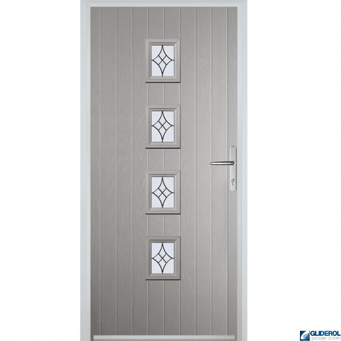 Gliderol Robson front entrance door AGATE GREY (RAL7038)