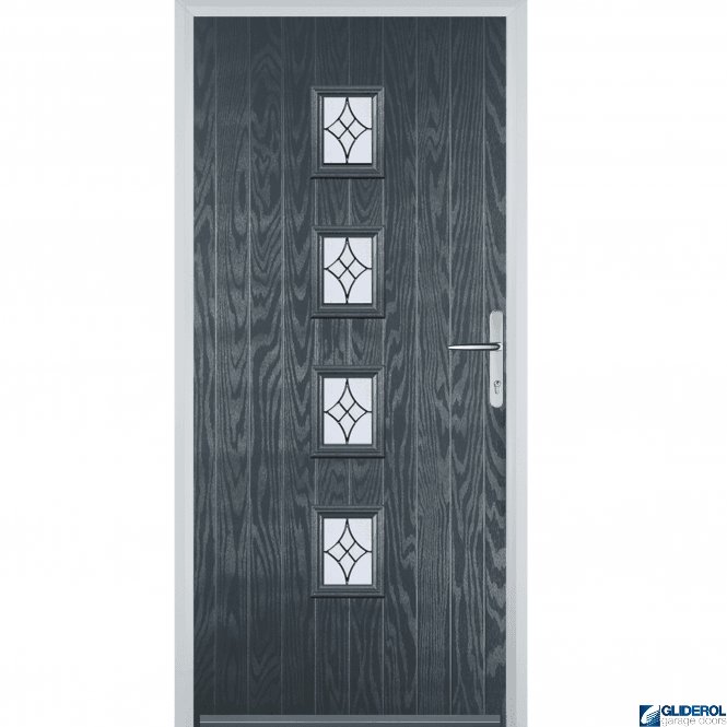 Gliderol Robson front entrance door ANTHRACITE (RAL7016)