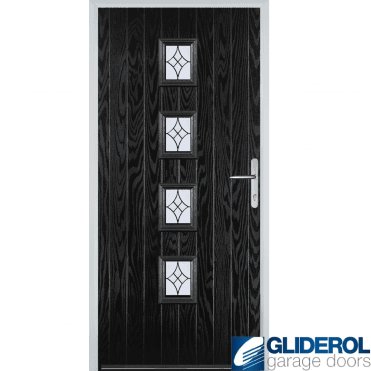 Robson front entrance door BLACK (RAL9005)
