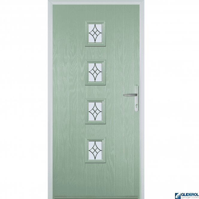 Gliderol Robson front entrance door CHARTWELL GREEN