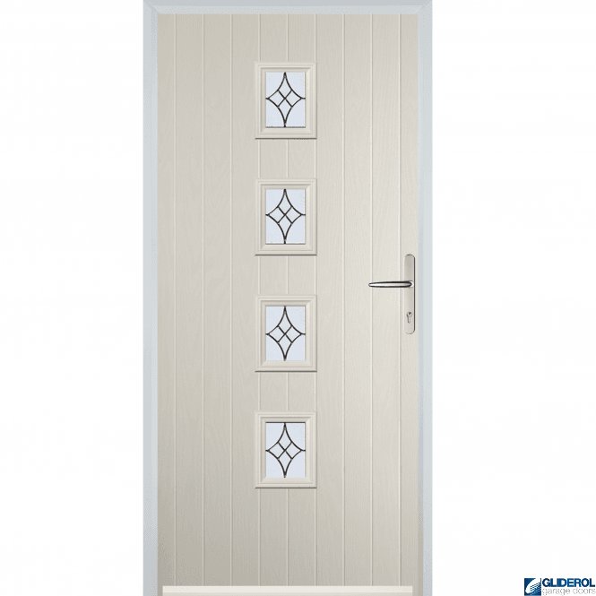 Gliderol Robson front entrance door CREAM