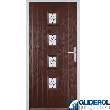 Robson front entrance door DARKWOOD