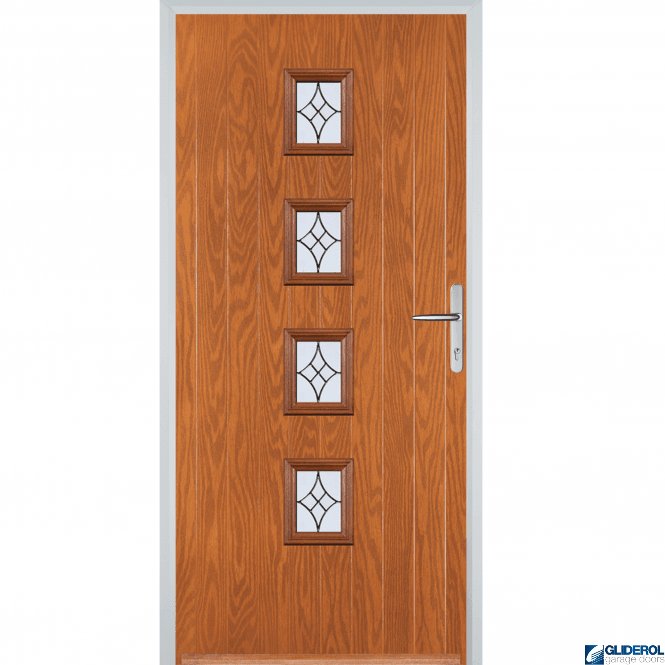 Gliderol Robson front entrance door OAK