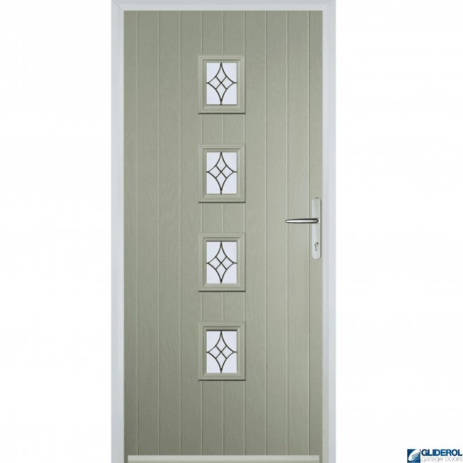 Gliderol Robson front entrance door PEBBLE GREY (RAL7032)