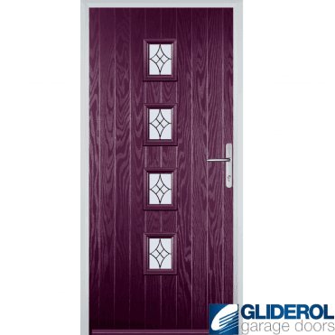 Robson front entrance door PURPLE VIOLET (RAL4007)