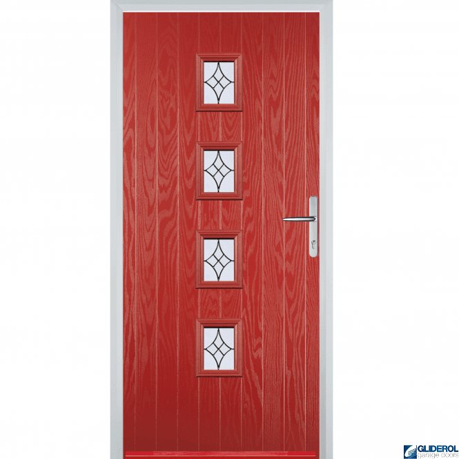Gliderol Robson front entrance door RED (RAL3003)