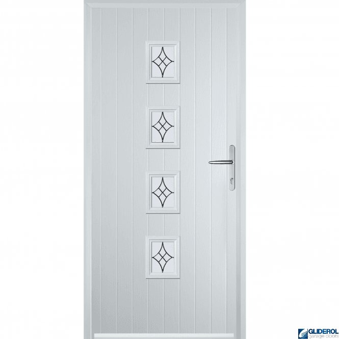 Gliderol Robson front entrance door WHITE