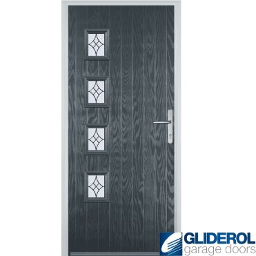 Robson L4 front entrance door ANTHRACITE (RAL7016)
