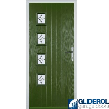 Robson L4 front entrance door FERN GREEN (RAL6025)