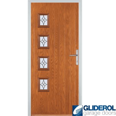 Robson L4 front entrance door OAK