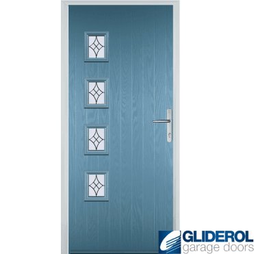 Robson L4 front entrance door PASTLE BLUE (RAL5024)