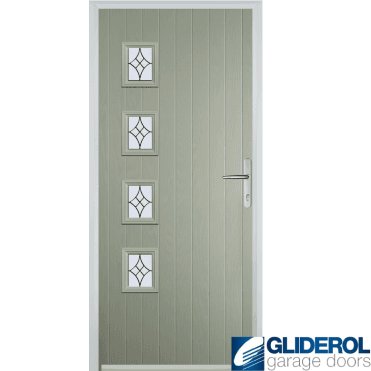 Robson L4 front entrance door PEBBLE GREY (RAL7032)