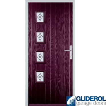 Robson L4 front entrance door PURPLE VIOLET (RAL4007)