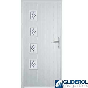 Robson L4 front entrance door WHITE