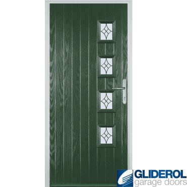 Robson R4 front entrance door GREEN (RAL6009)