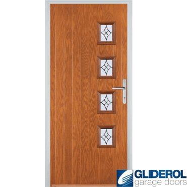 Robson R4 front entrance door OAK