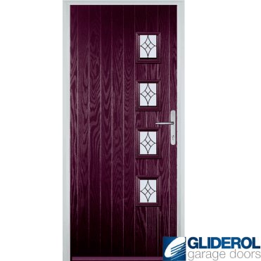 Robson R4 front entrance door PURPLE VIOLET (RAR4007)
