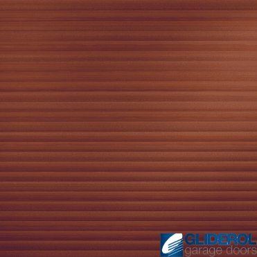 ROSEWOOD Insulated Automatic Roller Garage Door (Laminate 77mm Lath)