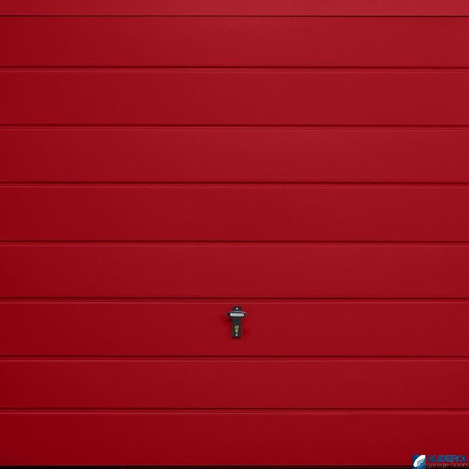 Gliderol RUBY-RED (RAL3003) Up & Over Horizontal Medium Rib