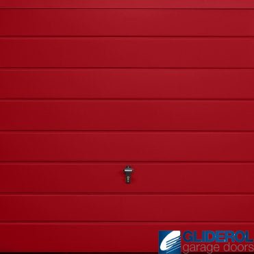 RUBY-RED (RAL3003) Up & Over Horizontal Medium Rib
