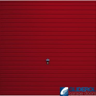 RUBY-RED (RAL3003) Up & Over Horizontal Standard Rib