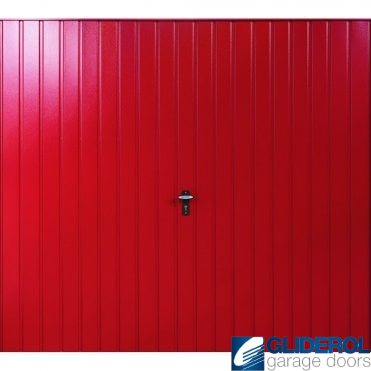 RUBY-RED (RAL3003) Up & Over Vertical Standard Rib