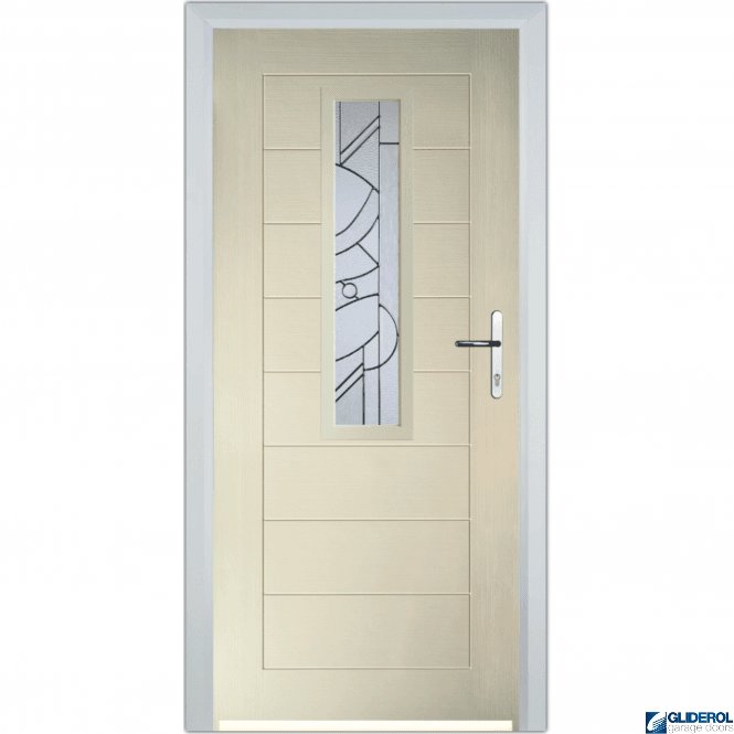 Gliderol Rutherford front entrance door CREAM