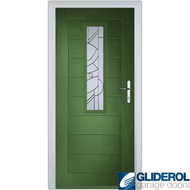 Rutherford front entrance door FERN GREEN (RAL6025)