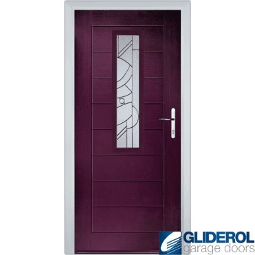 Rutherford front entrance door PURPLE VIOLET (RAR4007)