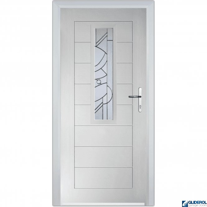 Gliderol Rutherford front entrance door WHITE