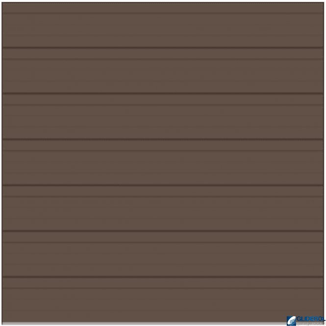 Gliderol SEPIA BROWN (RAL8014) Industrial Sectional Door