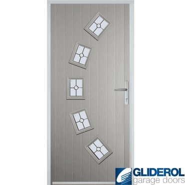 Shackleton front entrance door AGATE GREY