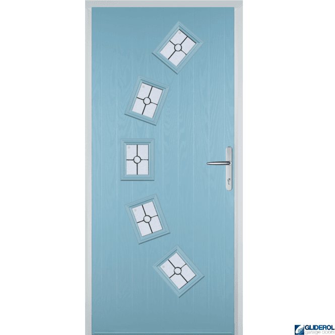 Gliderol Shackleton front entrance door DUCK EGG BLUE