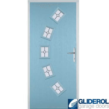 Shackleton front entrance door DUCK EGG BLUE