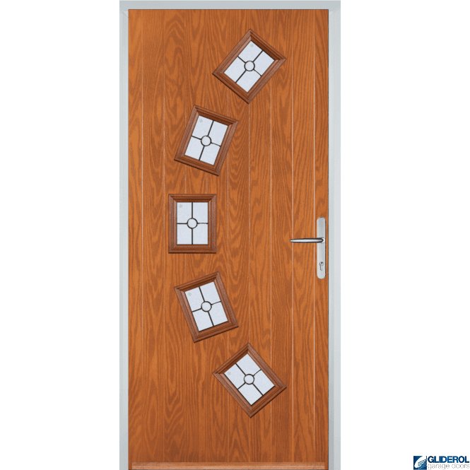 Gliderol Shackleton front entrance door OAK
