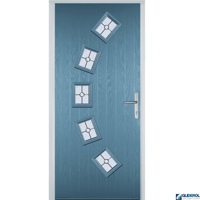 Gliderol Shackleton front entrance door PASTLE BLUE